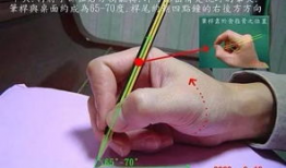 毛笔握笔姿势视频教程,跟随视频教程轻松掌握书法之美